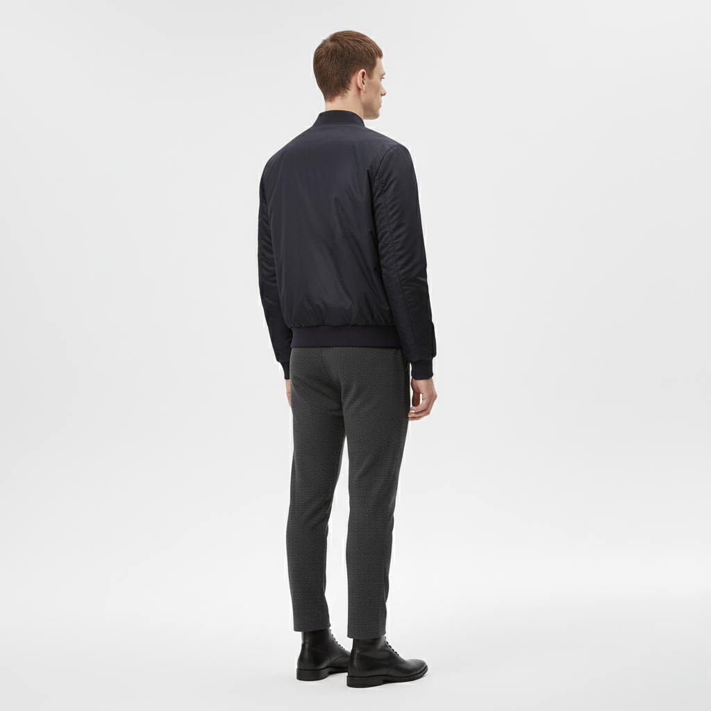 Granatowa Kurtka Bomber