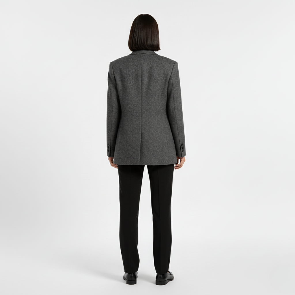 Szary Marynarkowy Zestaw