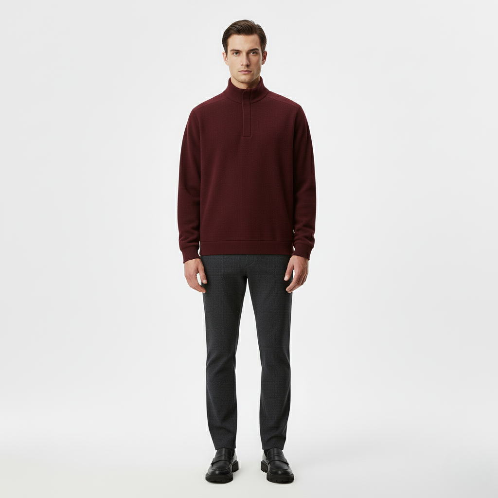 Sweter z Półzamkiem